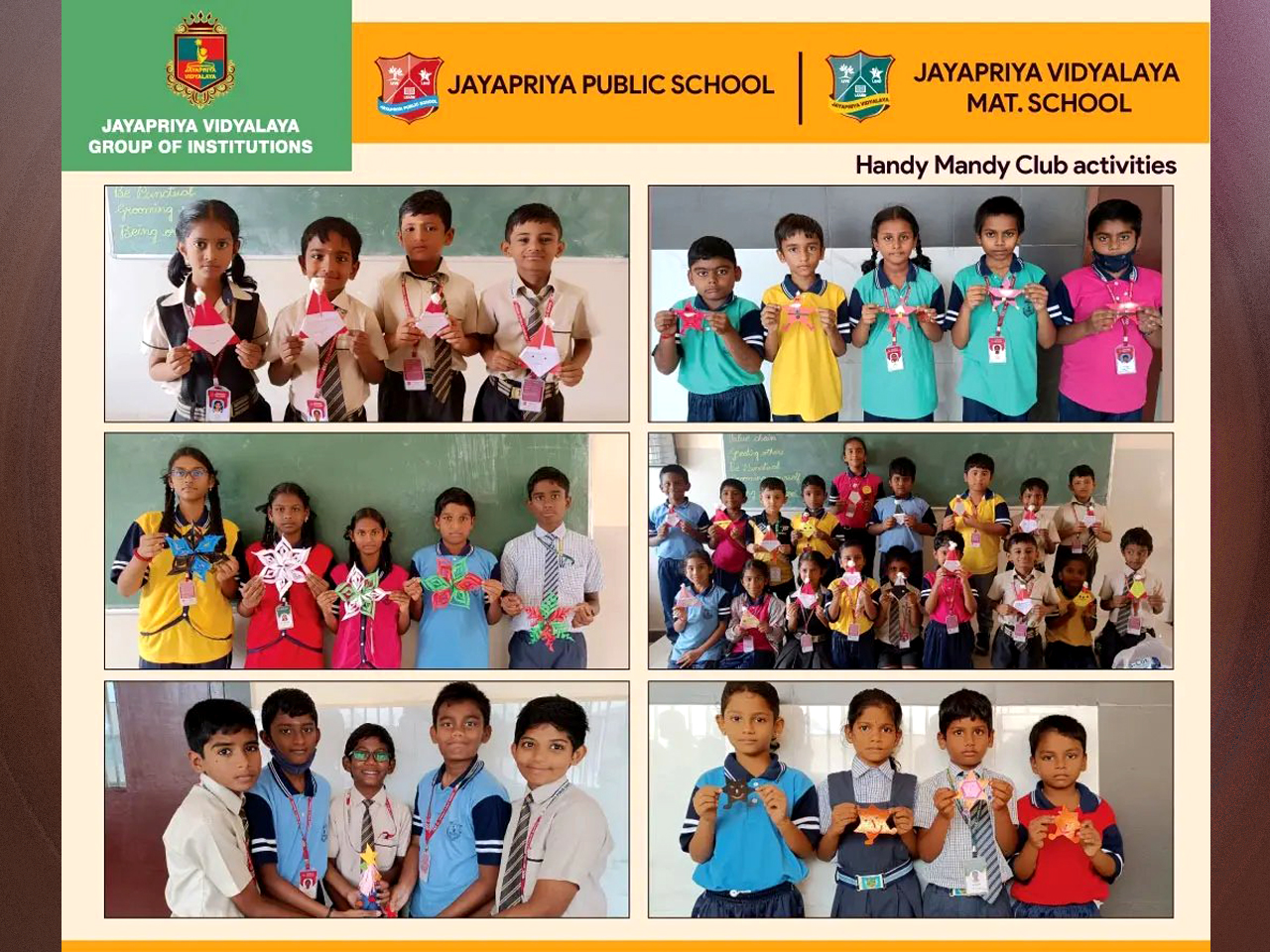 The Handy Mandy Club News And Events Jayapriya Vidyalaya